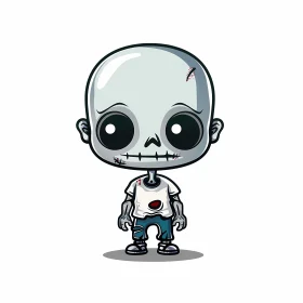 Humorous Cartoon Zombie Artwork