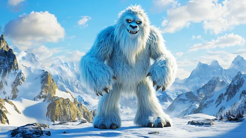Abominable Snowman Portrait