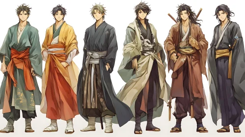 Kimono Anime Characters