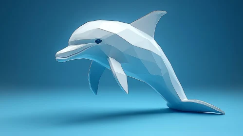 Modern Dolphin Origami Art