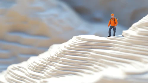 Tiny Explorer on Layered Mountain