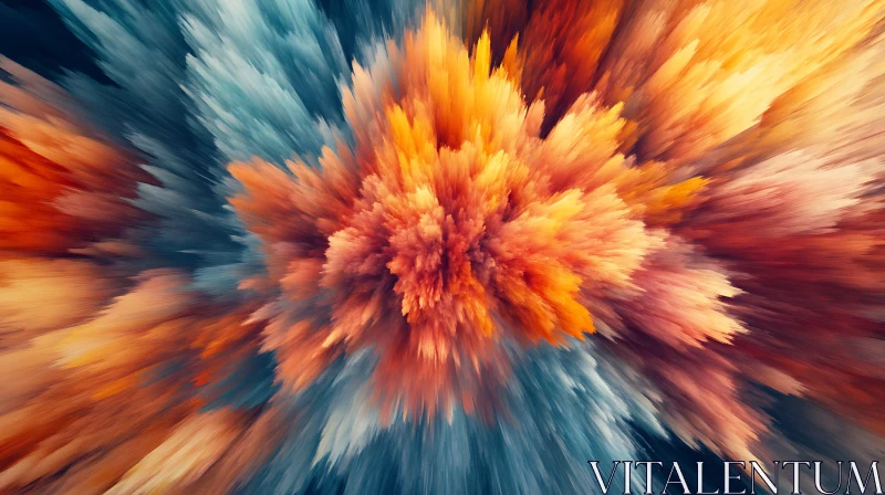 Explosion of Color AI Image