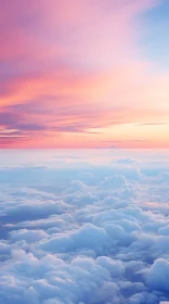 Pastel Sunrise Cloudscape