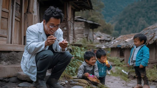 Children's Laughter in the Village