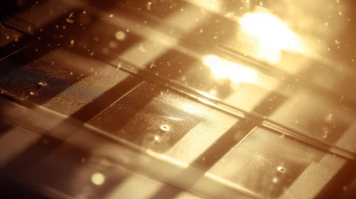 Captivating Light and Shiny Squares in Cinema4d Style