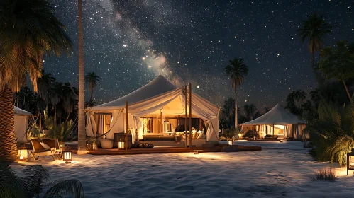 Cozy Glamping Experience Beneath the Milky Way