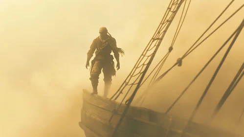 Foggy Ship Warrior