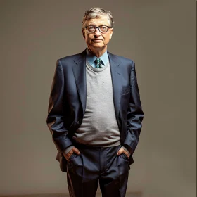 Bill Gates Professional Portrait