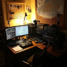 Technological Control Room Setup