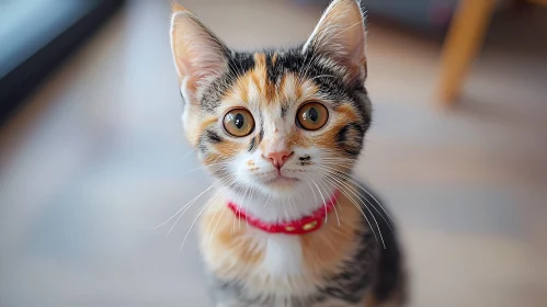 Charming Kitten Portrait