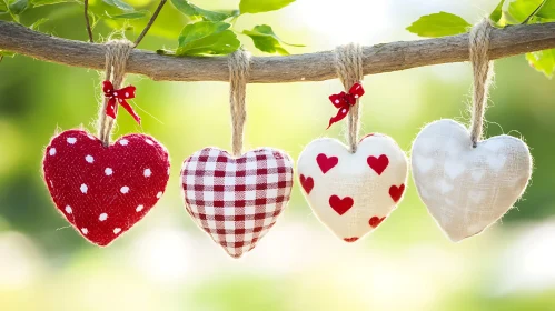 Hanging Hearts of Affection