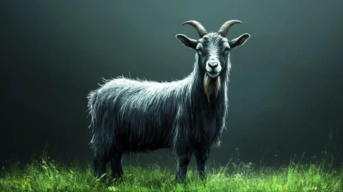 Elegant Goat in Natural Setting