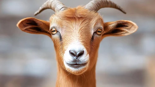 Expressive Goat Portrait