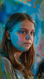 Greta Thunberg Abstract Art