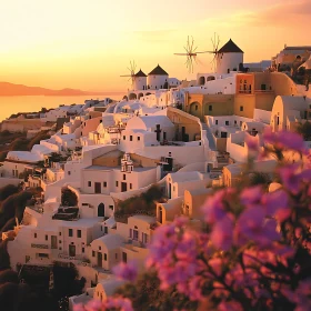 Sunset Over Santorini