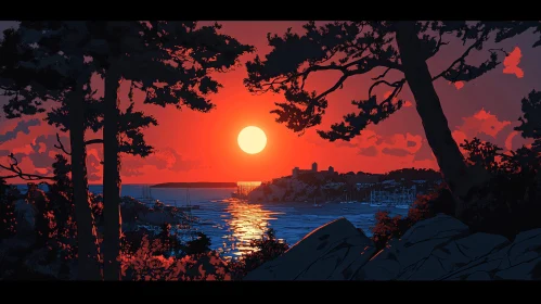 Seaside Sunset Serenity
