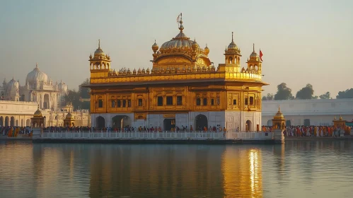 Shimmering Facade of Golden Temple