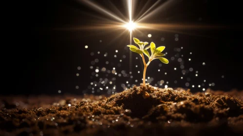 New Life Sprouting: A Tale of Resilience and Growth