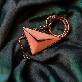 Modern Geometric Keychain