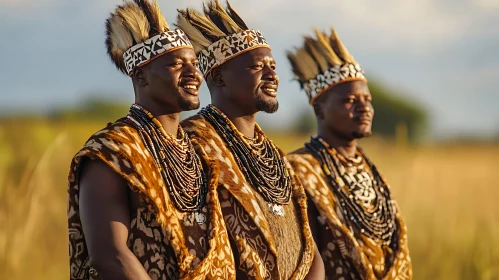 Men in Traditional African Clothing