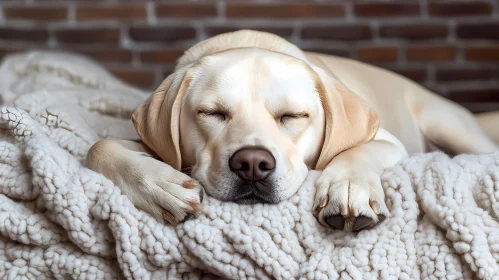 Peaceful Dog Resting