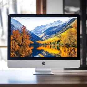 Autumn Reflections on Desktop
