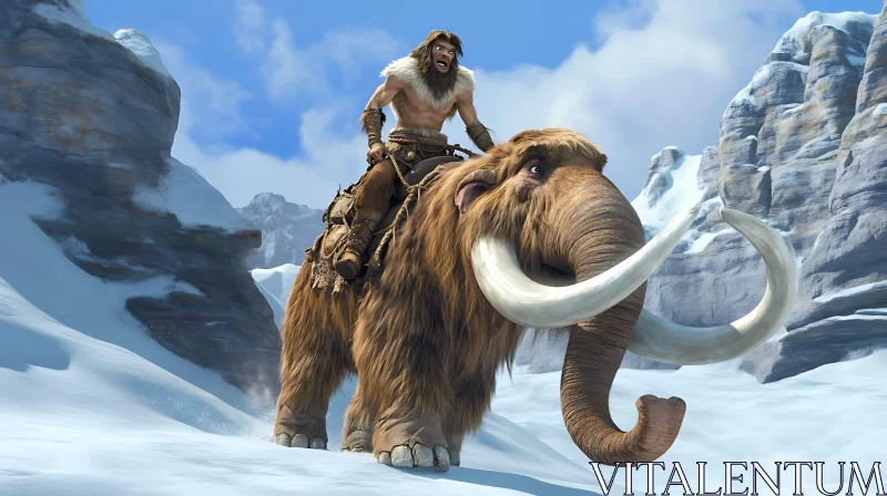 AI ART Ice Age Journey