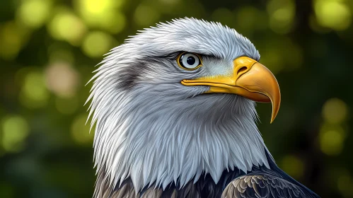 Eagle Head Digital Art