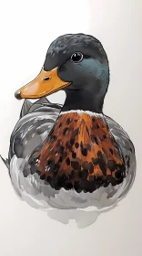 Illustrated Duck Art