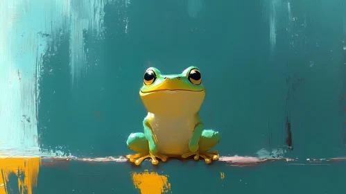 Colorful Frog Art