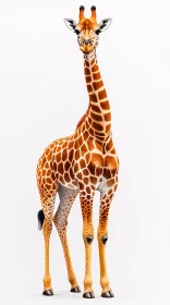 Digital Giraffe Art