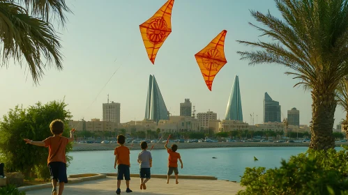 Kite Flying Fun by the Bay