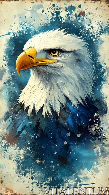 Eagle Art Illustration AI Image