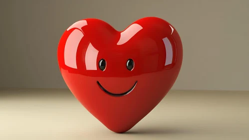 Happy Heart: A Red Icon of Affection