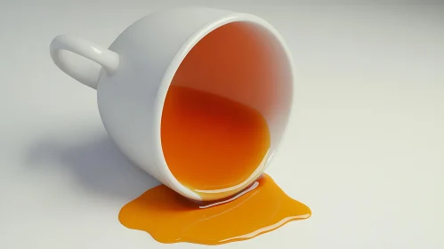 Overturned Tea Cup