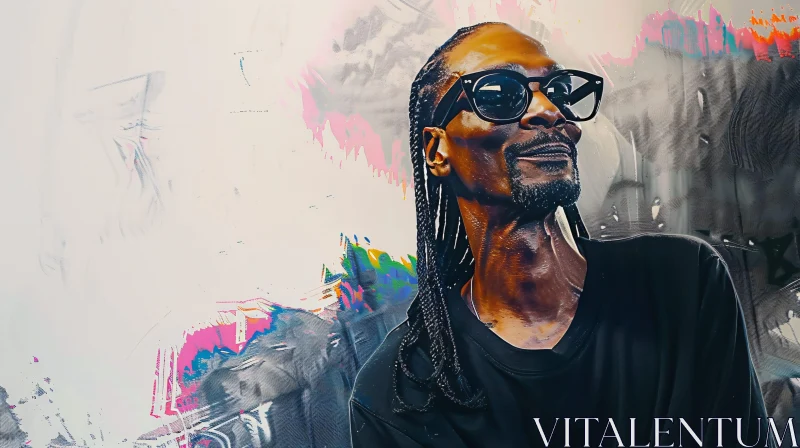 AI ART Snoop Dogg Urban Art Portrait