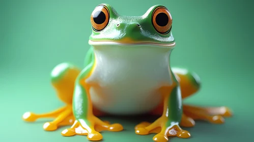 Colorful Frog Illustration