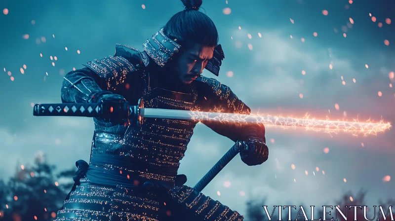 Warrior with Sword AI Image