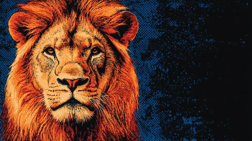 Lion Art Illustration