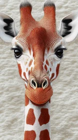Close-up Giraffe Image