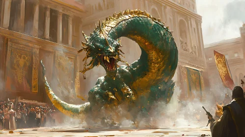 Emerald Serpent in Stone Metropolis