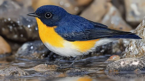 Vivid Avian Near Water