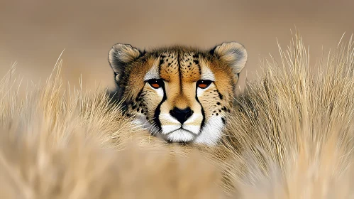 Stealthy Cheetah in its Natural Habitat