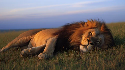 Resting Lion