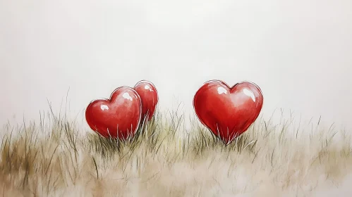 Three Hearts in the Grass