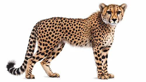 Illustration of a Graceful Cheetah
