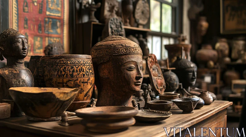 AI ART Collection of Wooden Sculptures