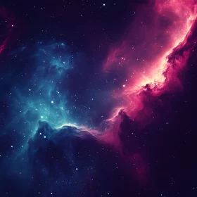 Nebula Dreamscape: Celestial Art Print
