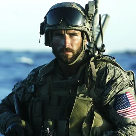 American Soldier Portrait