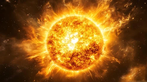 Blazing Sun and Solar Flares